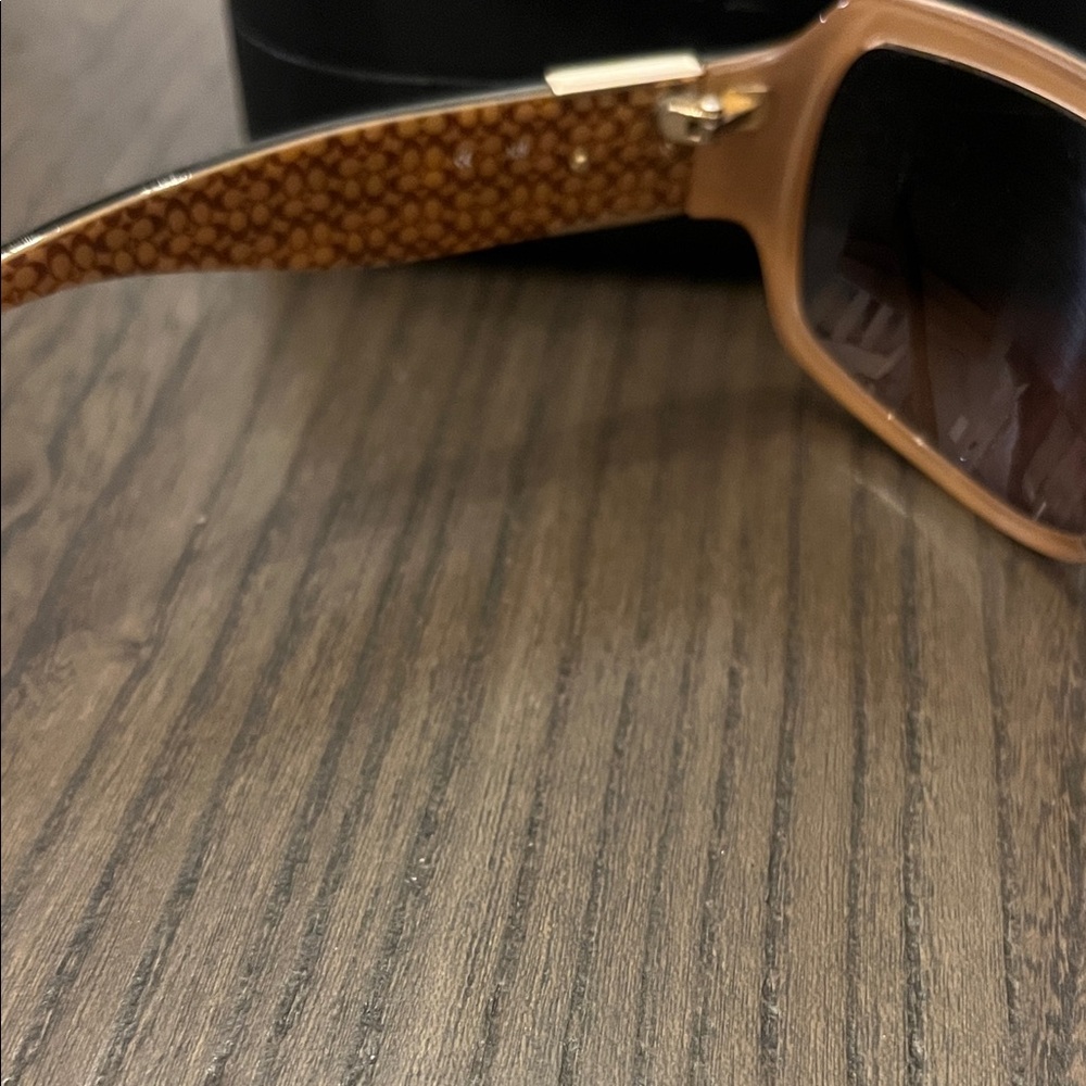 Coach Delphine S443 Tortoise Sunglasses with Case - Picture 2 of 7